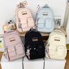 Schoolbag Korean version Japanese high-quality junior high school students multi-pocket schoolbag large capacity ins college girls backpack