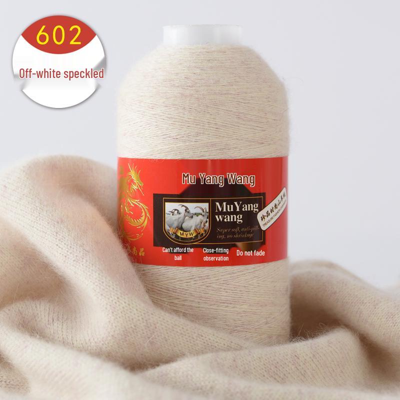 Pure Cashmere Machine-Knitted Medium-Fine Yarn for Hand-Knitting Scarves and Baby Items