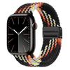 Geflochtenes Solo Loop-Armband aus Nylon für Apple Watch Band Ultra2 49 mm 9 8 7 41 mm Metall-Magnetarmband 45 mm 6 5 4 SE 44 mm verstellbarer elastischer iWatch-Gurt