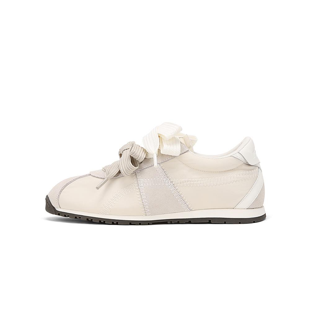 Su Yinyin same leather Dexun shoes 2025 new flat casual women's shoes Forrest Gump ballet shoes Dexun women's shoes