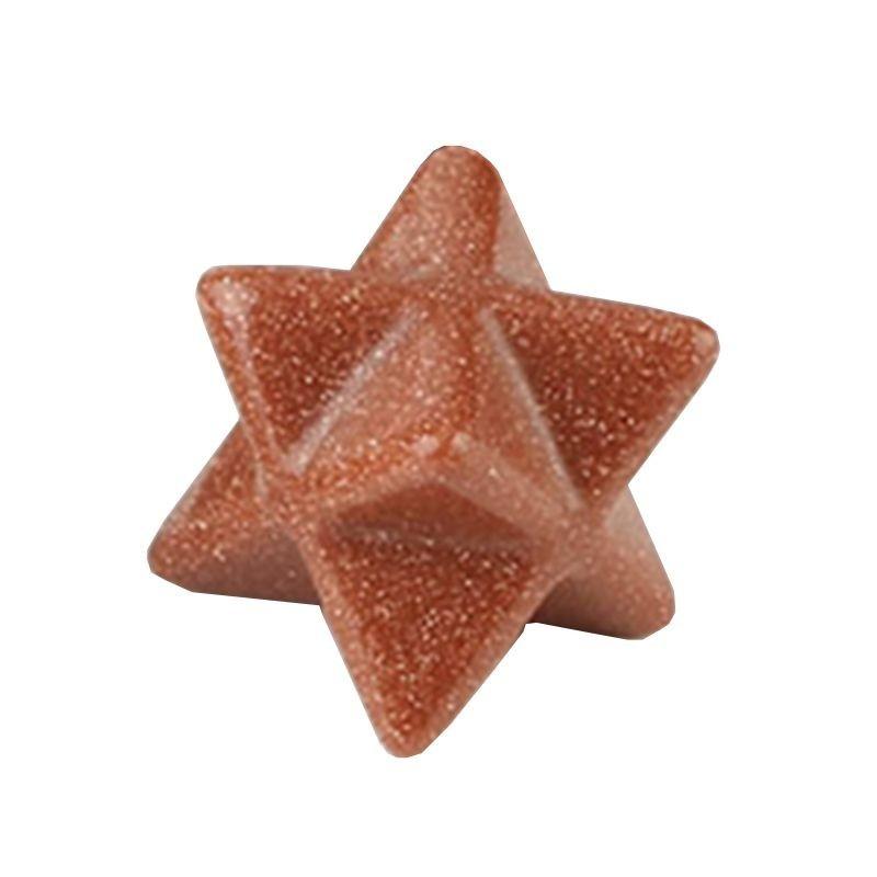 Merkaba Star Crystal Natural Jewelry Meditation Sacred Healing Decoration Energy