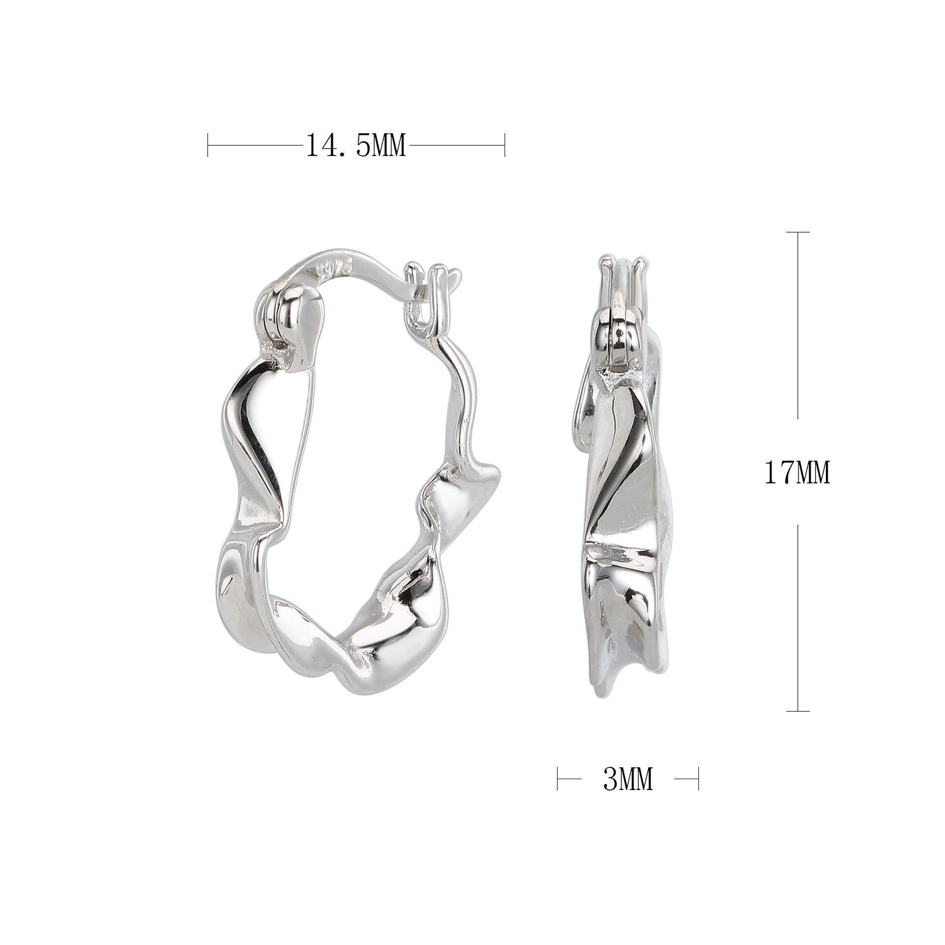 

Позолоченные серьги-кольца из стерлингового серебра S925 в стиле ретро с белым оленем Sterling Silver