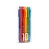 10/20Pcs Retractable Gel Pen Quick Drying 0.5MM Press Action Gel Inks Pens for Writing Journaling Office School Supplies