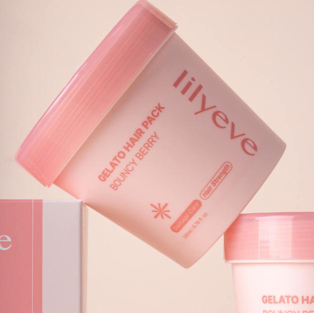 

lilyeve Repairturn Gelato Hair Pack 200 мл – Высокопротеиновое средство для поврежденных волос Bouncy Berry