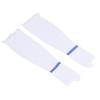 Breathable Hose Compression Stockings Skid Resistant Fatigue Relief Pressure Socks White (XXL)
