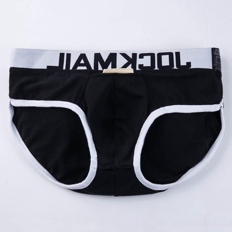Briefs JOCKMAIL Adjustable Buttock Lift Buttock Augmentation Front and Back Removable Foam Pads Enhanced Men's Underwear