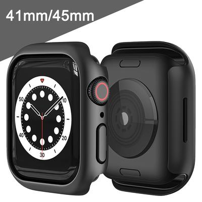 Hülle Für Apple Watch Hülle 6 se 4 3 44mm 40mm 42mm 38mm Zubehör PC Displayschutz Stoßfänger iWatch Serie 7 8 41mm 45mm Hülle
