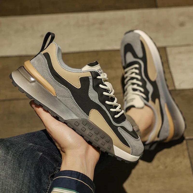 Fashion Casual Sneakers Men Platform Shoes Comfortable Walking Sports Shoes Free Shipping Outdoor Tennis Shoes For Male