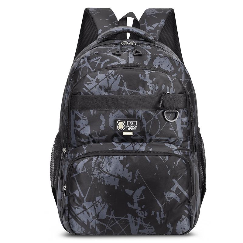 Camouflage boys' backpacks, trendy boys, middle and large children, outdoor travel, children's backpacks, junior school bags