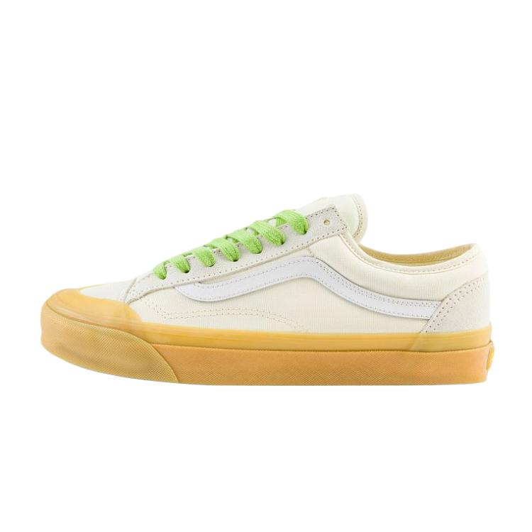 Vans Lx Old Skool Canvas Soft Fashion Versatile Comfortable Low Top Skate Shoes Unisex Sneaker Off-White VN000SHMDWN