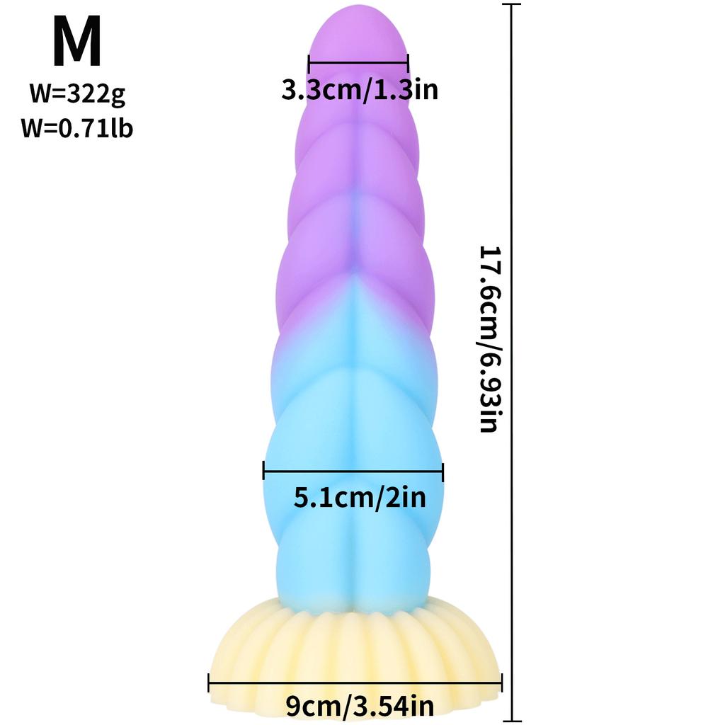 Twist Mini Sex Product Silicone Mixed Color Anal Sex Toys Adult Male and Female Thread Anal Expansion Masturbation Device