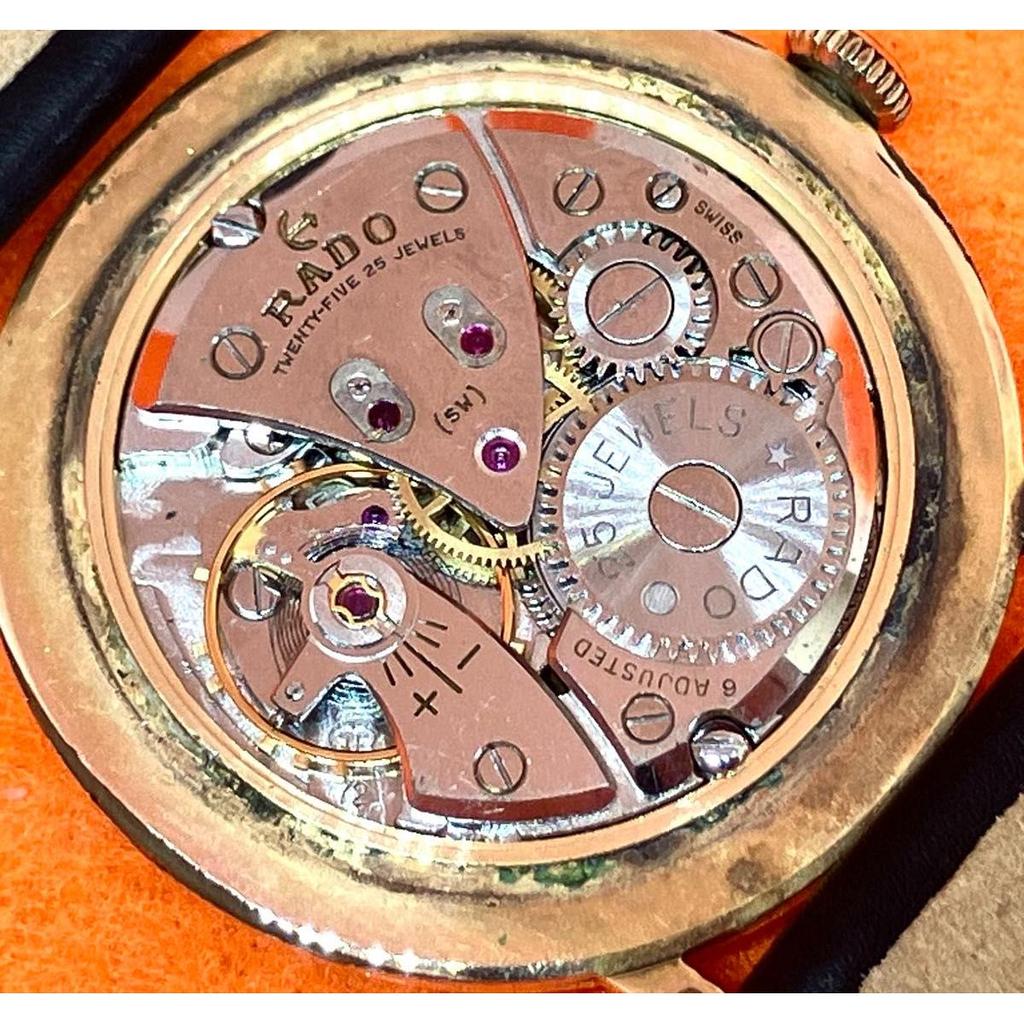 Used Vintage RADO Rado 25 stone Fonte Melon cal.72 manual winding watch working item