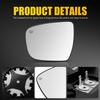 Left Side Door Mirror Glass Heated W Plate For Nissan 15-24 Murano14-20 Rogue