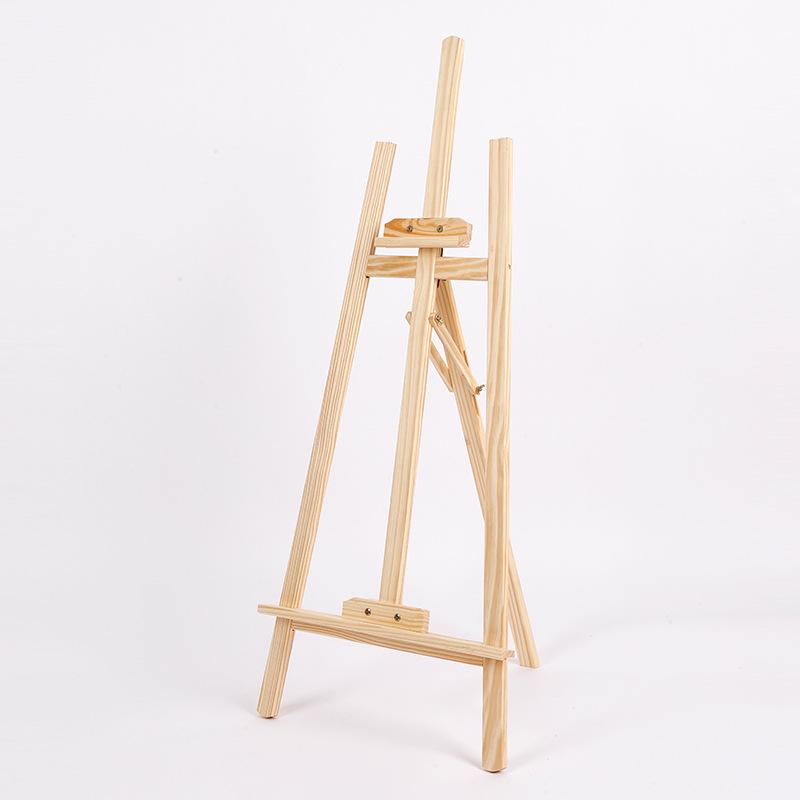 Adjustable Solid Pine Wood Easel for Art Students - Wedding Welcome Sign, Sketch & Oil Painting Display Stand.