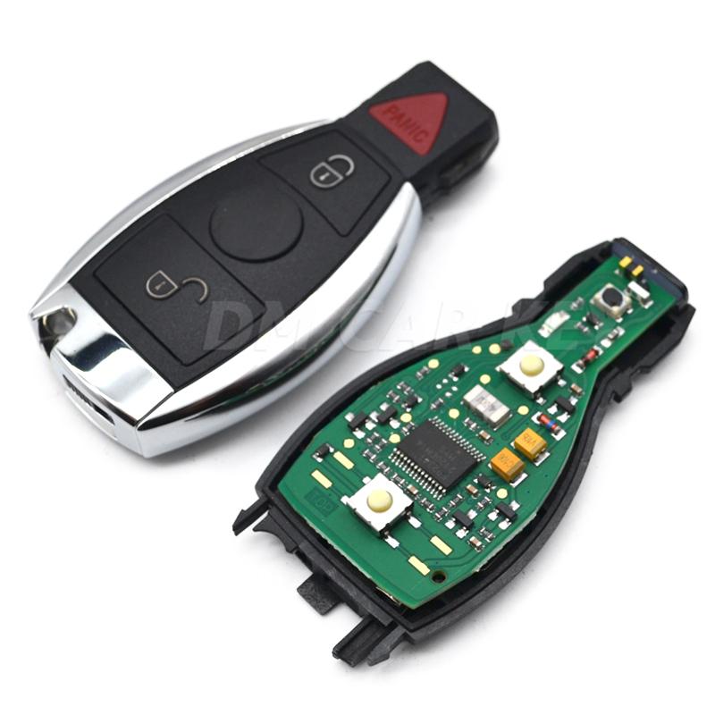 Smart Car Key Fob 3/4buttons 315/434Mhz BGA NEC for For Mercedes Benz 2000+ No-keyless Remote Card DIY Fob Control