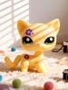 Pet Shop # 1962, lps toys, Shorthair cat, gift for girl (With packing bag)