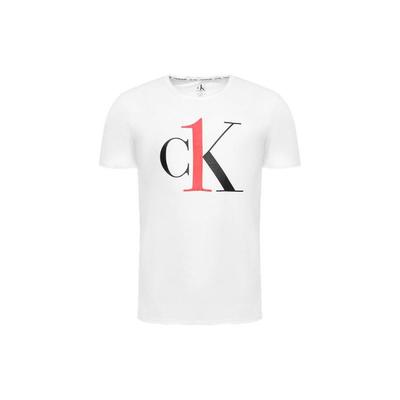 Letter Logo Printed Crew Neck Short Sleeve T-Shirt Men Tops White NM1903E-7UM