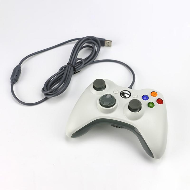USB Wired Vibration Gamepad Joystick for PC Controller for Windows 7 / 8 / 10 No