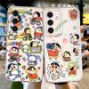Colorful Crayon Shin Chan Case for Samsung Galaxy A57 A25 A51 A14 A16 A26 A24 A55 A52 A54 A15 A56 A34 A35 A52 A17 A36 A37 Phone