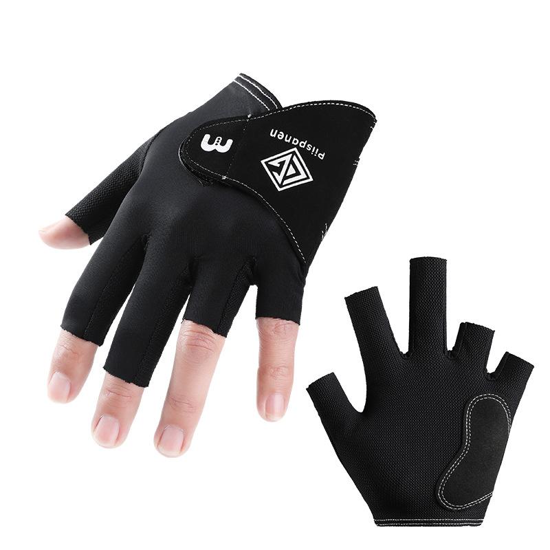 Billiards Gloves High End Three Finger Gloves with Finger Exposed Anti Slip Wear Resistant Ice Silk Breathable