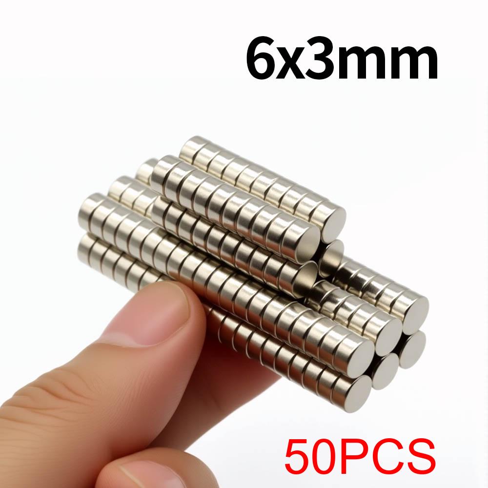 6x3mm Super Strong Neodymium Magnet N35 NdfeB Permanent Magnetic imanes Round Powerful Magnets Refrigerator Magnet