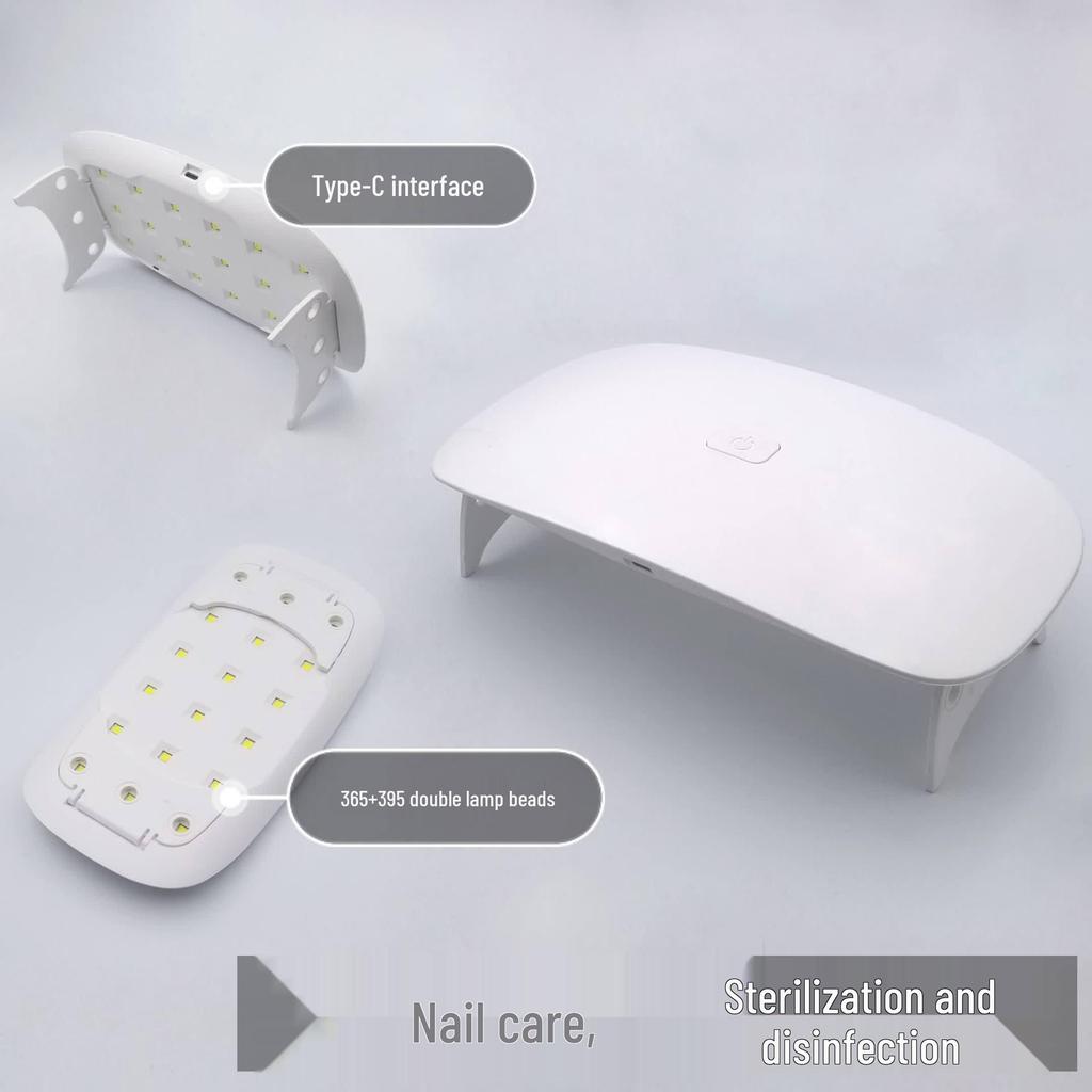 Fast UV Nail Polish Gel Curing LED Lamp with Light Therapy