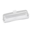 Transparent Cover Butter Storage Box Plastic Cheese Storage Container  For Countertop