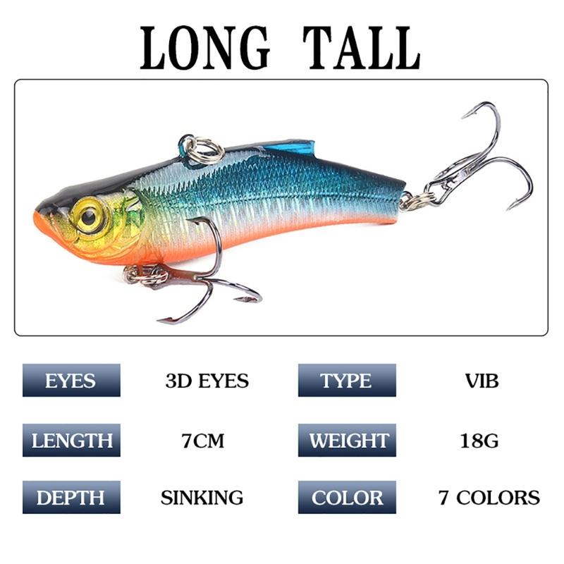 Winter Eisangeln Köder Sinkend Künstliche Vibration Harte Köder Crankbait Weitwurf Swimbait Eisangeln Tackle Ausrüstung