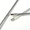 300mm silver hexagonal handle metal universal flexible shaft directional screwdriver connection extension rod tool accessory High Quality