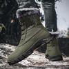 New Men's Snow Boots, Winter Cotton-lined Men's Boots, Casual Men's Shoes,Waterproof Ankle Boots,Outdoor Hiking Shoes,Snow Boots