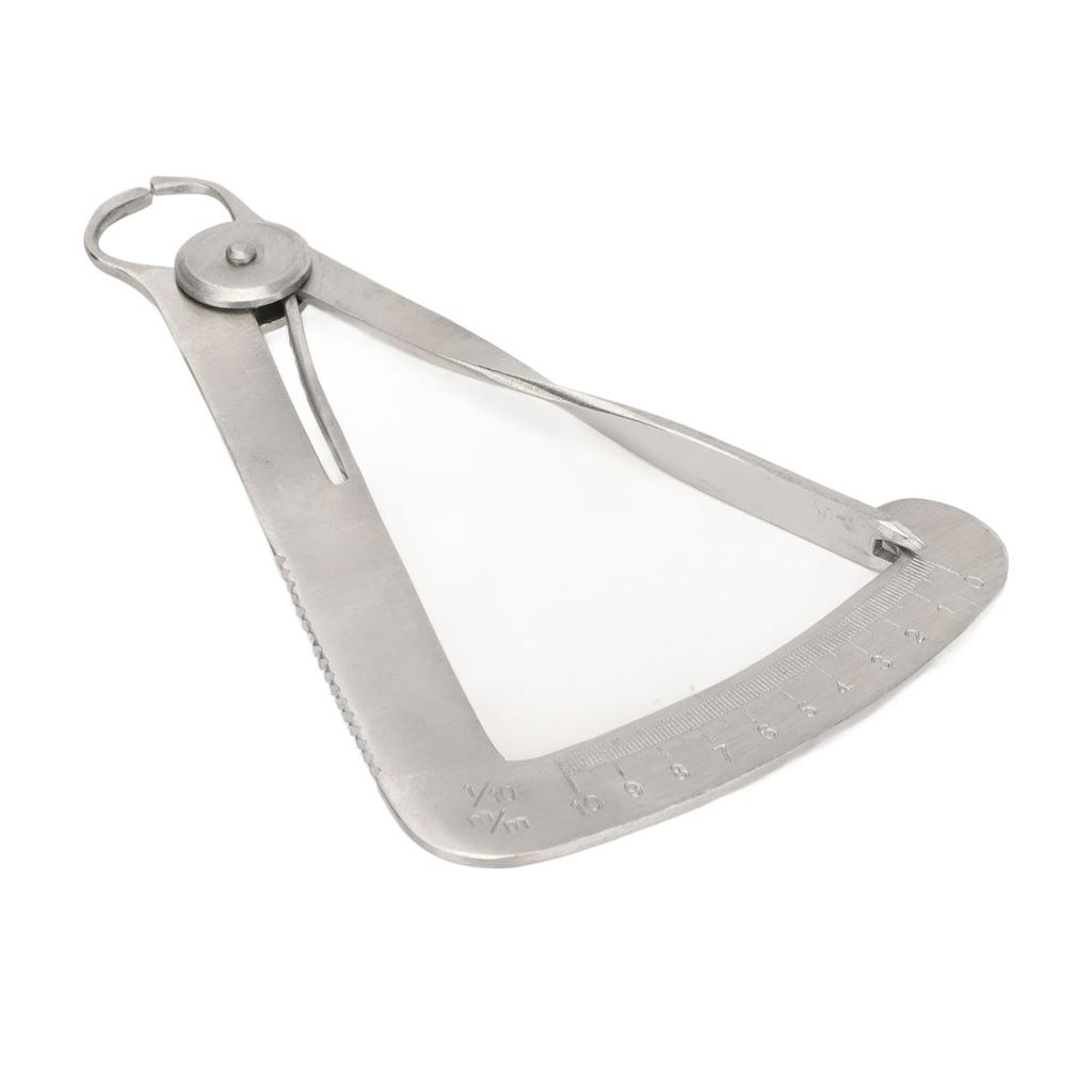 Inner Caliper Ruler Stainless Steel Rustproof Jewelry Stones Measuring Tool 0?10mm Hardware Tool