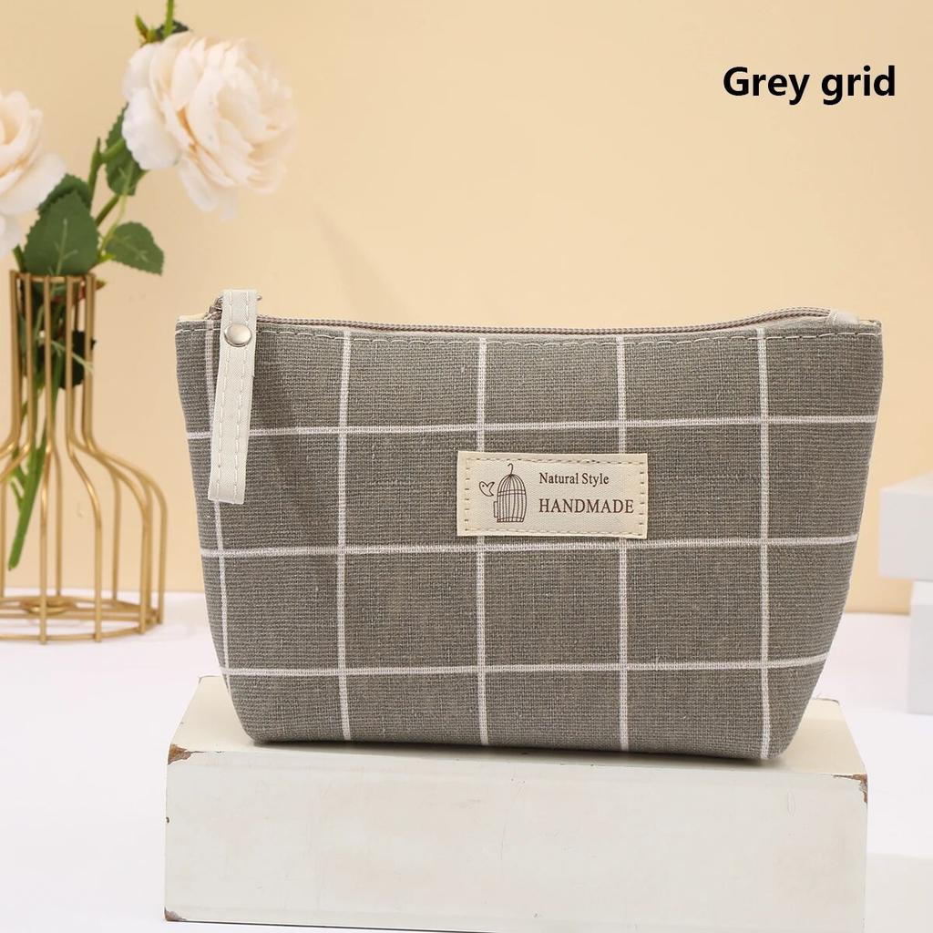 New Cosmetic Bags Zipper Opening Key Card Holder Cartoon Student Pencil Case Coin Purse Ladies Hand Portable Storage Bag