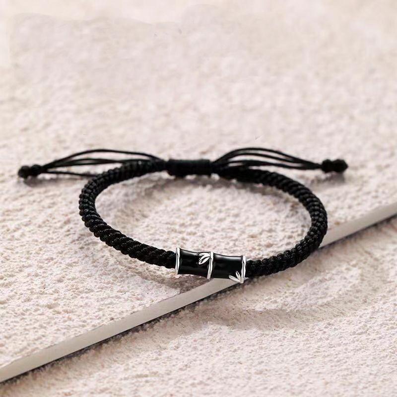 

Fashion Lucky Bamboo Couple Bracelet for Women Men Simple Adjustable Braided Rope Bracelet Handmade Jewelry Valentine s Day Gift