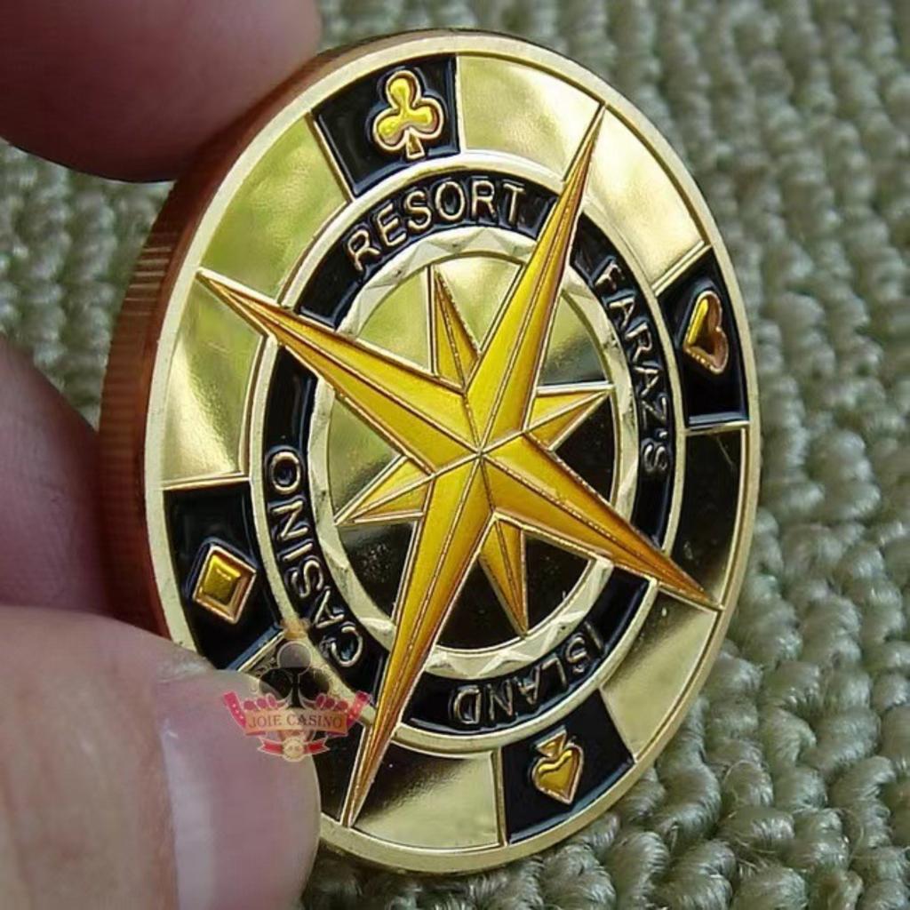 Texas Hold'em Metal Chip Presser Big/Small Blind Dealer Chips All-In Chip Presser