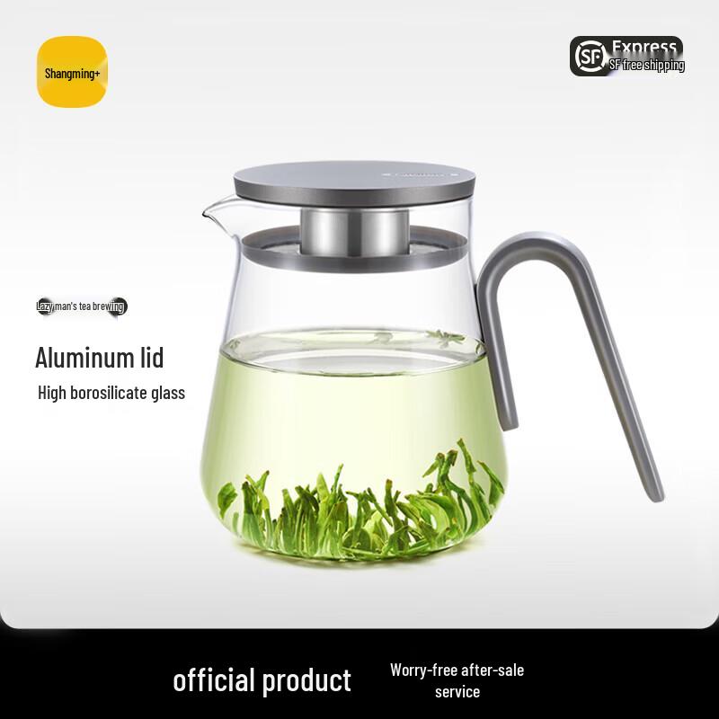 SAMADOYO Heat-Resistant Glass Teapot with Infuser
