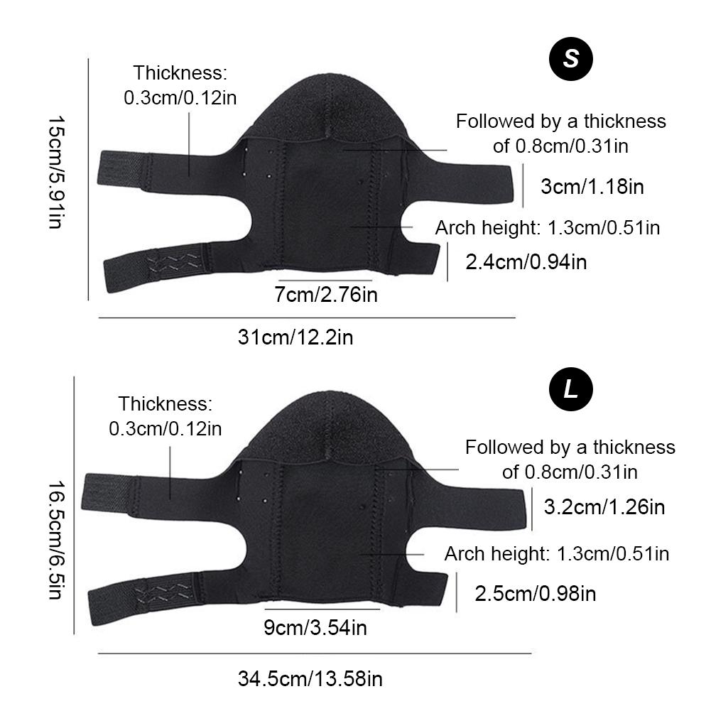Foot Arch and Heel Protection Cover Shock Absorption Foot Protection Flat Arch Support Insole