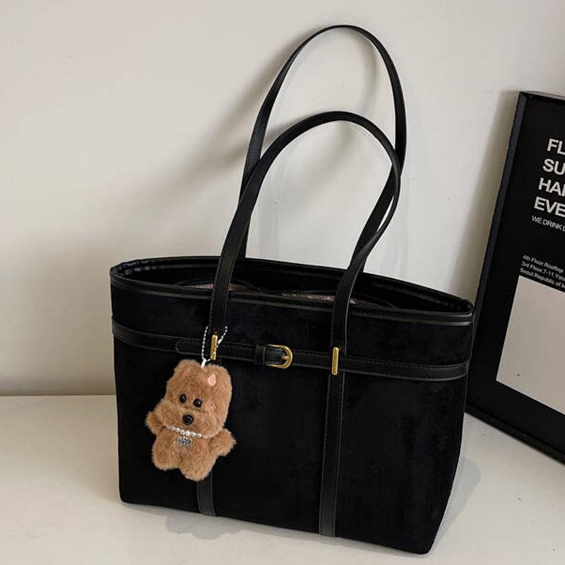 Retro and Fashionable Hand-held Underarm Bag, Commuting Single-shoulder Bag, Large Capacity, Simple and Trendy Tote Bag