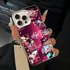 A-Angel Dust H-Hazbin H-Hotel Phone Case For iPhone 11 12 13 14 15 16Pro Max Plus White Sliver  Phone Cover
