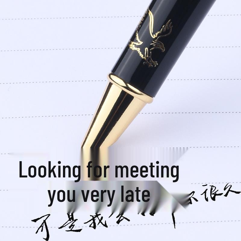 Handmade Curved Tip Calligraphy Fountain Pen for Students and Adults - Perfect for Writing and Character Practice