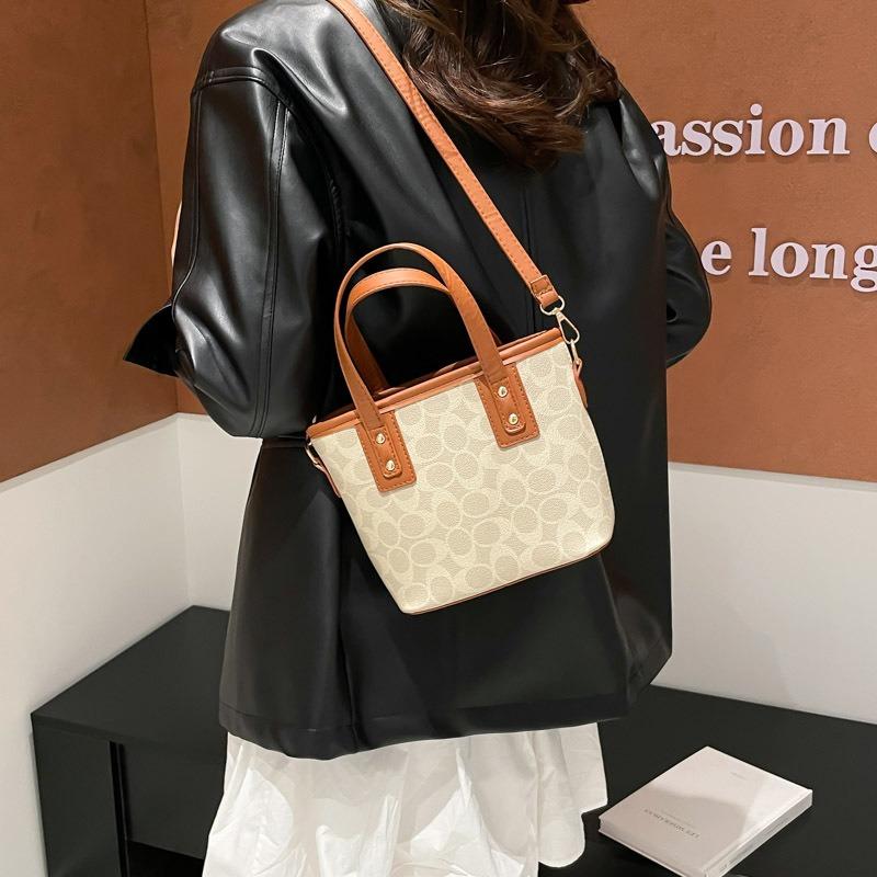 Fashion Texture Trend Bag Women's Autumn New Fashion Messenger Bag Handbag Bucket Bag