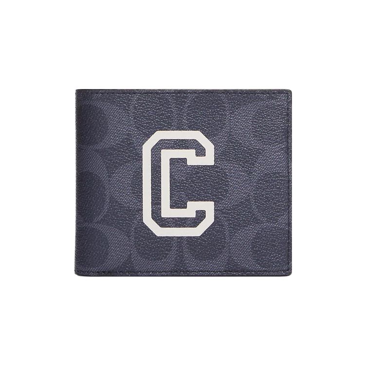 

Coach Billfold Wallet 10 Classic Fashion Multi-Card Slot Double Fold Coated Canvas ID Card Holder Wallet Men Wallet Denim Chalk-White CB924-QBOIZ Basic Set (Bag+Dust Bag)