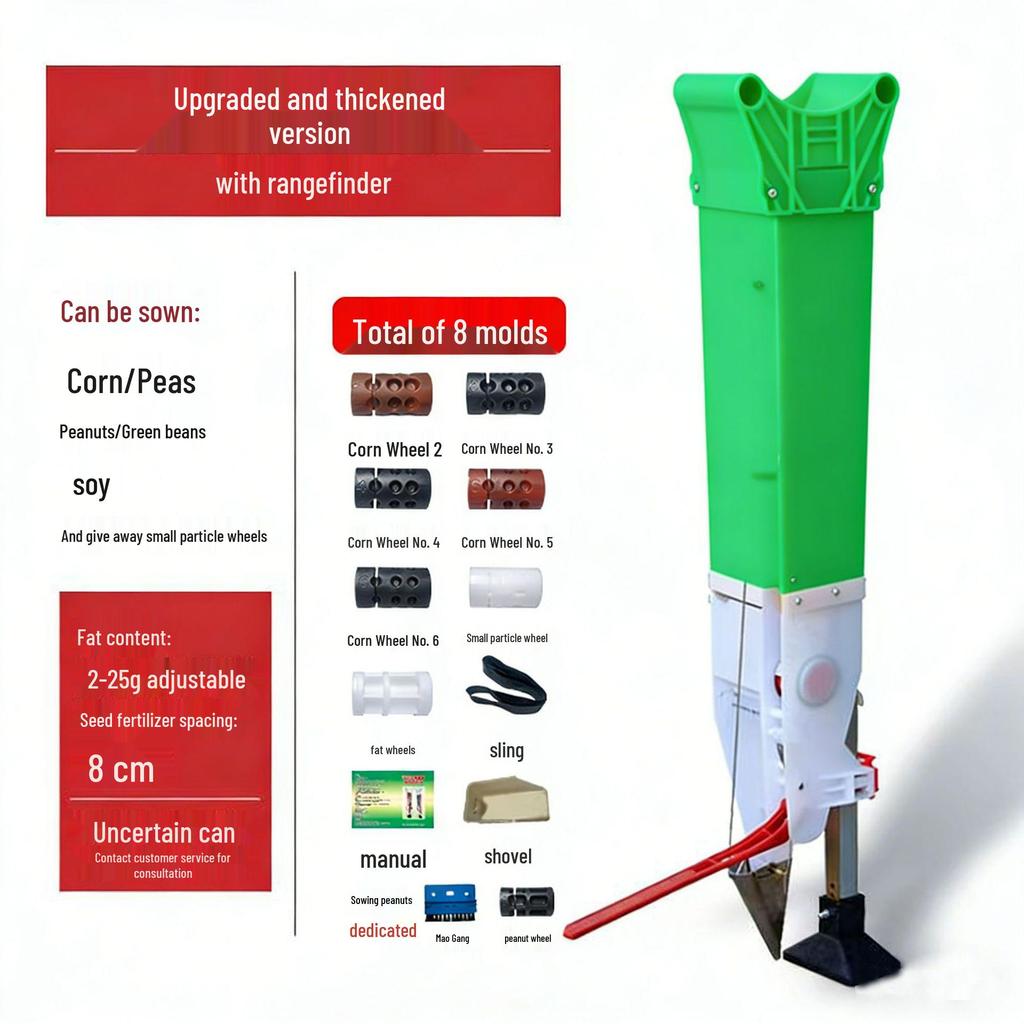 Přenosný ruční secí stroj na kukuřici, řepku, fazol mungo, sóju