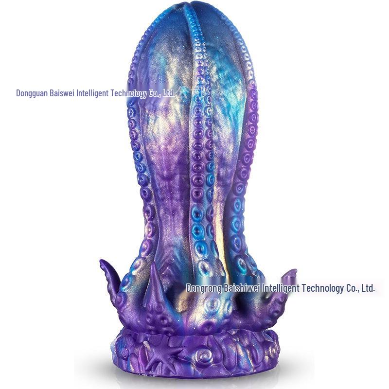 Dilatator Anal Extra Mare din Silicon în Formă de Caracatiță pentru Bărbați și Femei - Produs SM Moale pentru Adulți