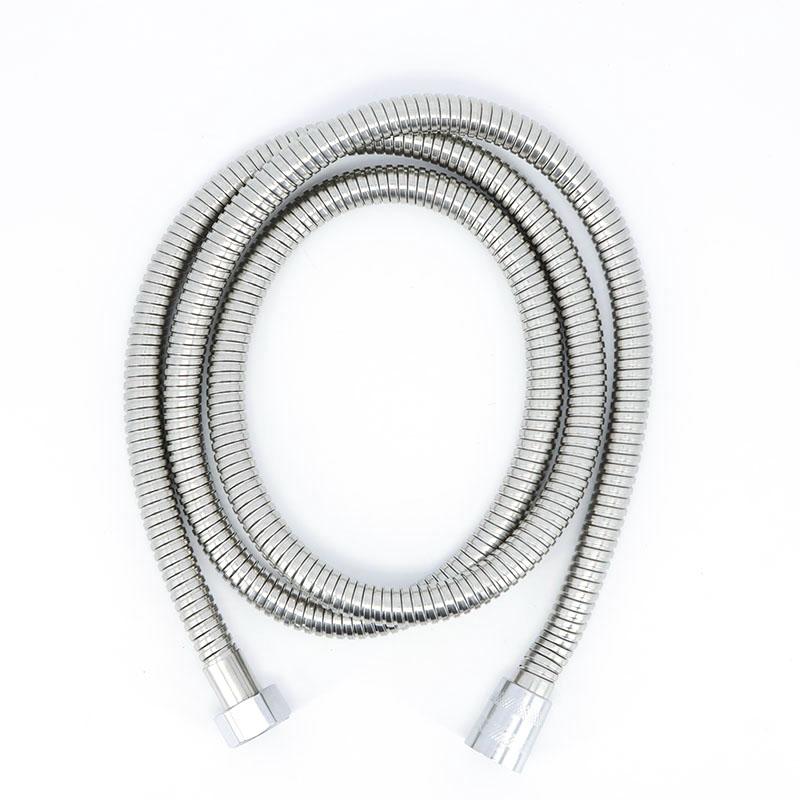 Silver 1.2m 1.5m 2m Bath Shower Water Hose Stainless Steel Flexible Pipe for Bidet Nozzle Head Plumbing Bathroom 120CM 150CM