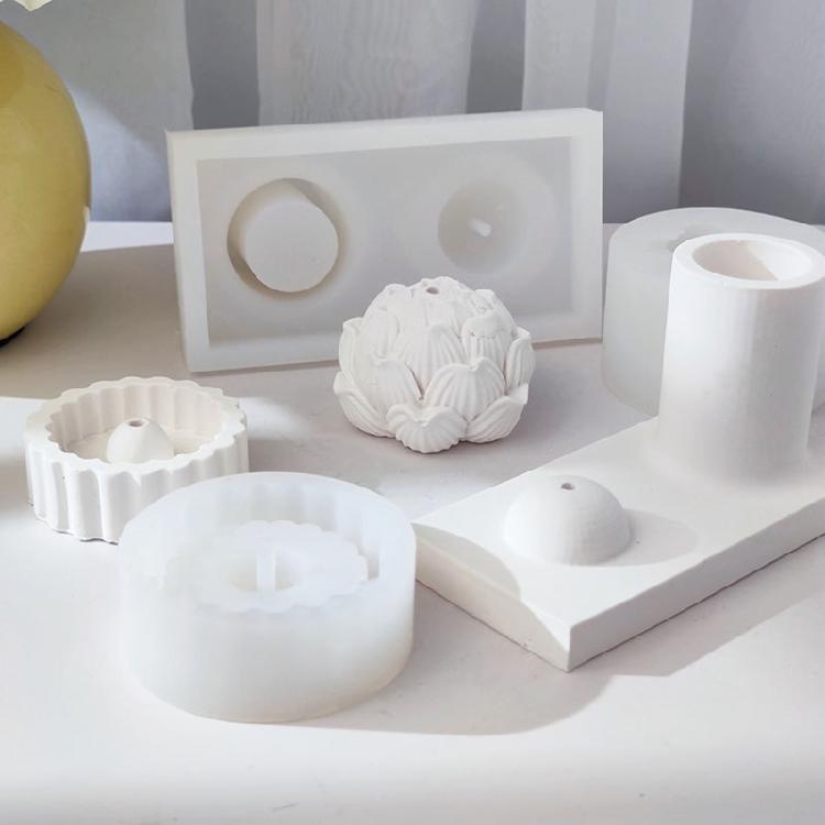 Incense Insert Silicone Molds DIY Cement Concrete Yoga Incense Stick Holder Mold