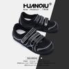 Global Board Shoes Women's ZHQ3755 New Summer Versatile Casual Velcro Lightweight Student Sports Women's Shoes