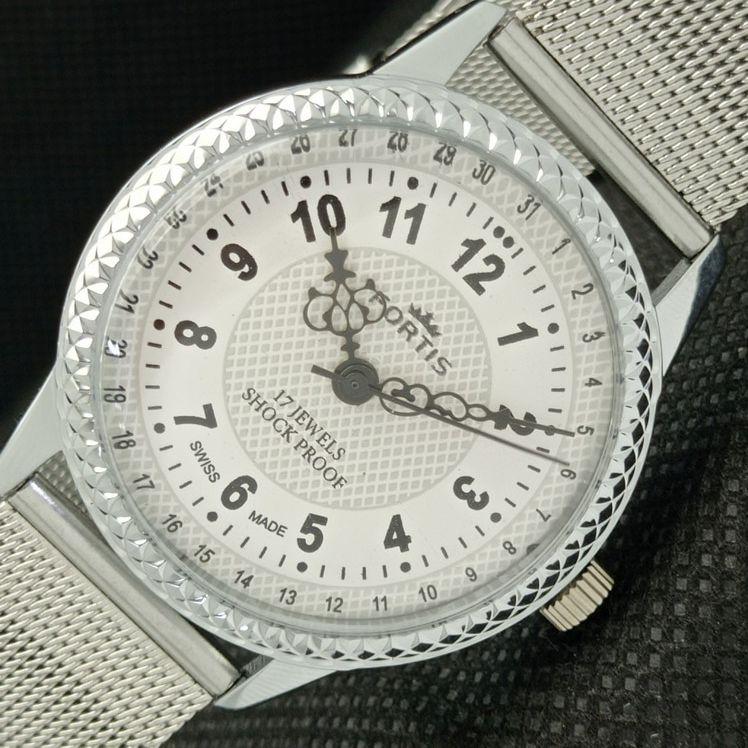 

REFURBISHED FORTIS WINDING SWISS MENS WRIST WHITE DIAL WATCH 622c-a416988-2 lot622c-a416988