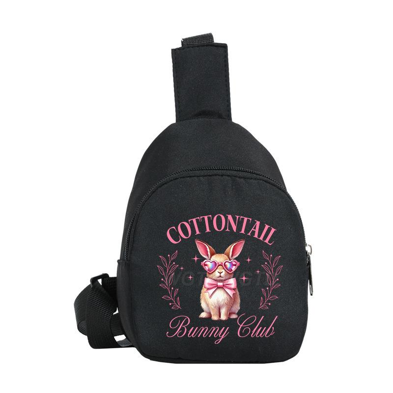 Easter Printed Shoulder Bag Men s and Women s Versatile Casual Children s Breast Bag Crossbody Bag No specifications