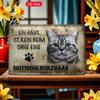 Vintage British Shorthair Cat Metal Sign 8x12 Inch Retro Flat Iron Wall Decor Hanging Art for Home