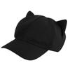 Harajuku Girl Cats Ear Baseball Hat Octagonal Hat Eye Catching Travel Gathering Visor Hat for Cycling Hiking Visor Hat